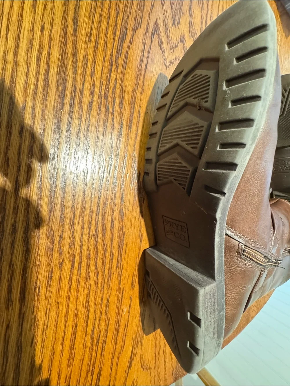 Brown Frye and Co. Mid-Calf Leather Boots